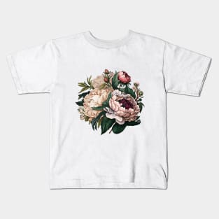 Beautiful and bright watercolour bouquet of flowers. Kids T-Shirt